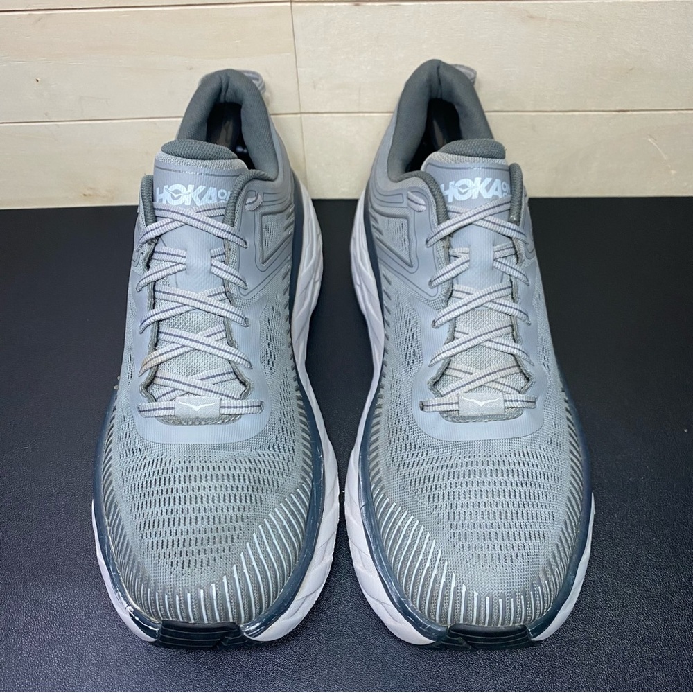 Hoka Bondi 7 Grey Men's Size 11 Running Shoes Sneakers 1110518 WDDS - Picture 7 of 11